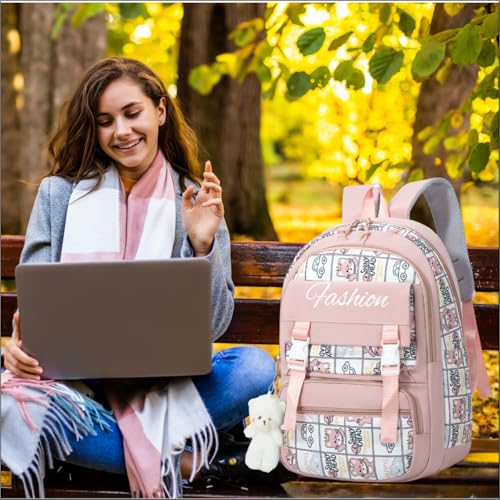 Image of Tinytot 30 Litre Japanese Korean Style School Bag Water-Resistant Laptop & Travel Backpack - Unisex Large 18 Inches Multipurpose Student Backpack for Boys & Girls, Men & Women