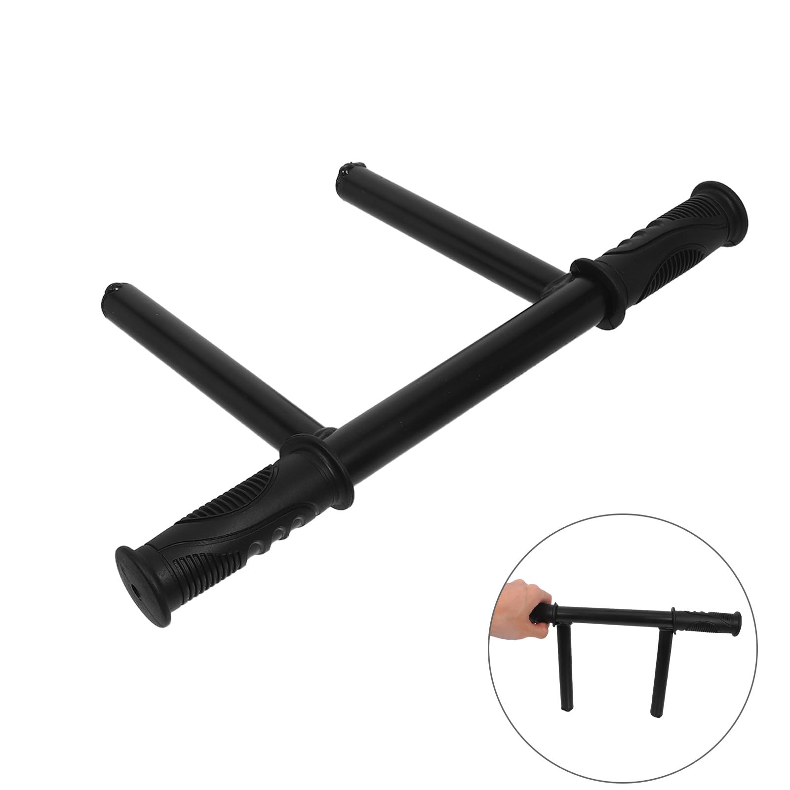Support d'Extension de Guidon pour Poussette Bébé Poignée Surélevée Texture Antidérapante Adaptée aux Parents de Toutes Tailles
