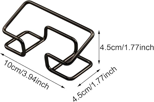 Miniatura 9 de enyuwlcm Tarjetero de metal para escritorio, soporte para tarjetas de visita para oficina, organizador de mostrador de mesa, 3 paquetes (dorado)