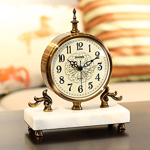 Relógio de mesa vintage Relógio relógio relógio retro relógio europeu em casa sala de estar decoraçã