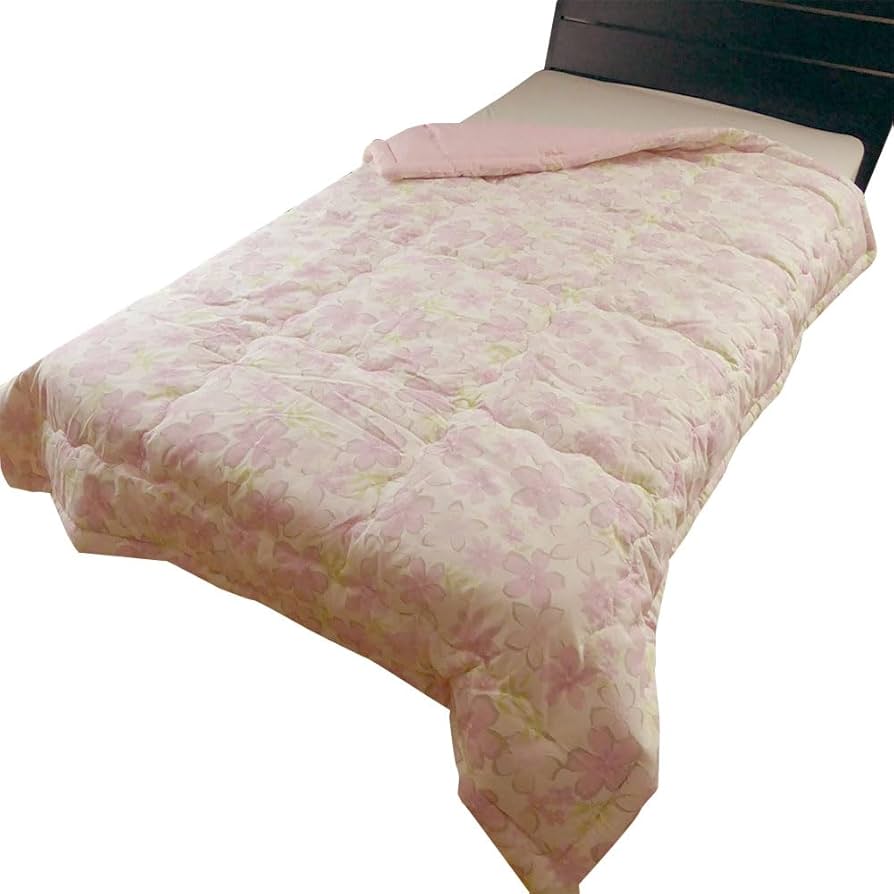 未使用◇KetLibrary◇シルクわた100%◇肌掛布団◇140×190cm 肌掛け布団 シングル シルク（絹）わた100％ 日本製 手引き真綿