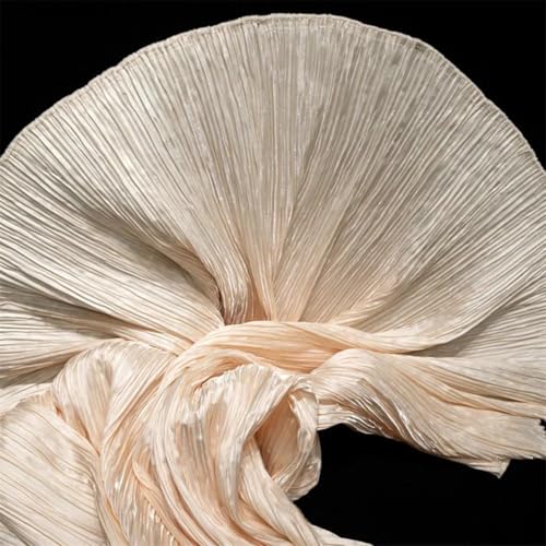 Tissu plissé brillant de qualité supérieure pour mode adulte