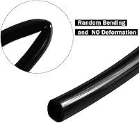 Vista 3 de Quickun Manguera neumática de 10mm x 6.5mm, tubo de poliuretano PU, línea de manguera de aire para conector de compresor de aire o transferencia