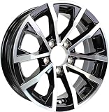 eCustomrim Aluminum 15x5 Black Edge