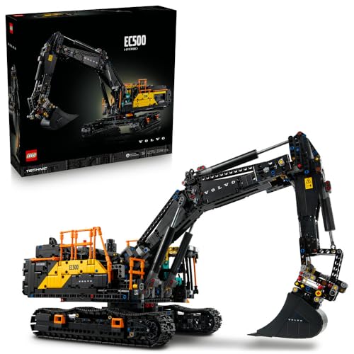 Image of LEGO Technic Volvo EC500 Hybrid Excavator Set, Gift for Adults 42215 Building Blocks for 18+ Gift