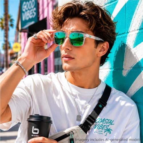 Image of B.N.U.S Sunglasses Corning Glass Lens, Non-Polarized for Men Women