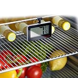 Termómetro digital con pantalla grande (6,8 x 6 cm) para medir la temperatura del refrigerador o de la habitación