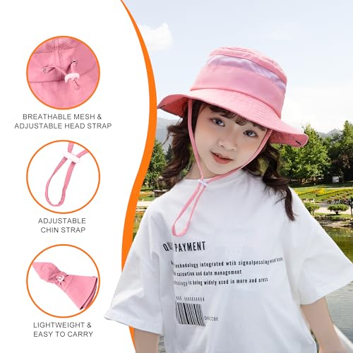 Kids Mosquito Head Net Hat - Bug Cap UPF 50+ Sun Protection for Beekeeping Garden Fishing4