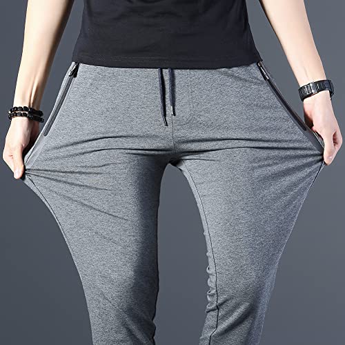 Big Boy's Junior Kids Sweatpants With Pockets Zipper Pants For Boys Joggers For Boy Slim Fit Mens Joggers For Workout 16 Dark Grey #TOP4