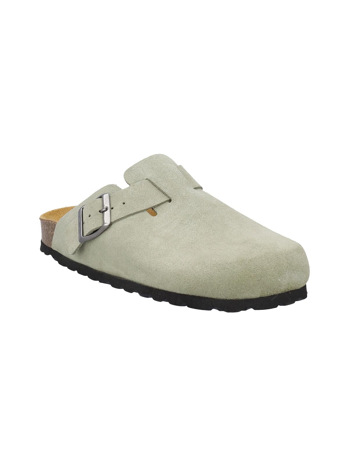 CMP NAVARRO - Pantofole in pelle scamosciata, con plantare in sughero naturale e suola in EVA, vestibilità comoda