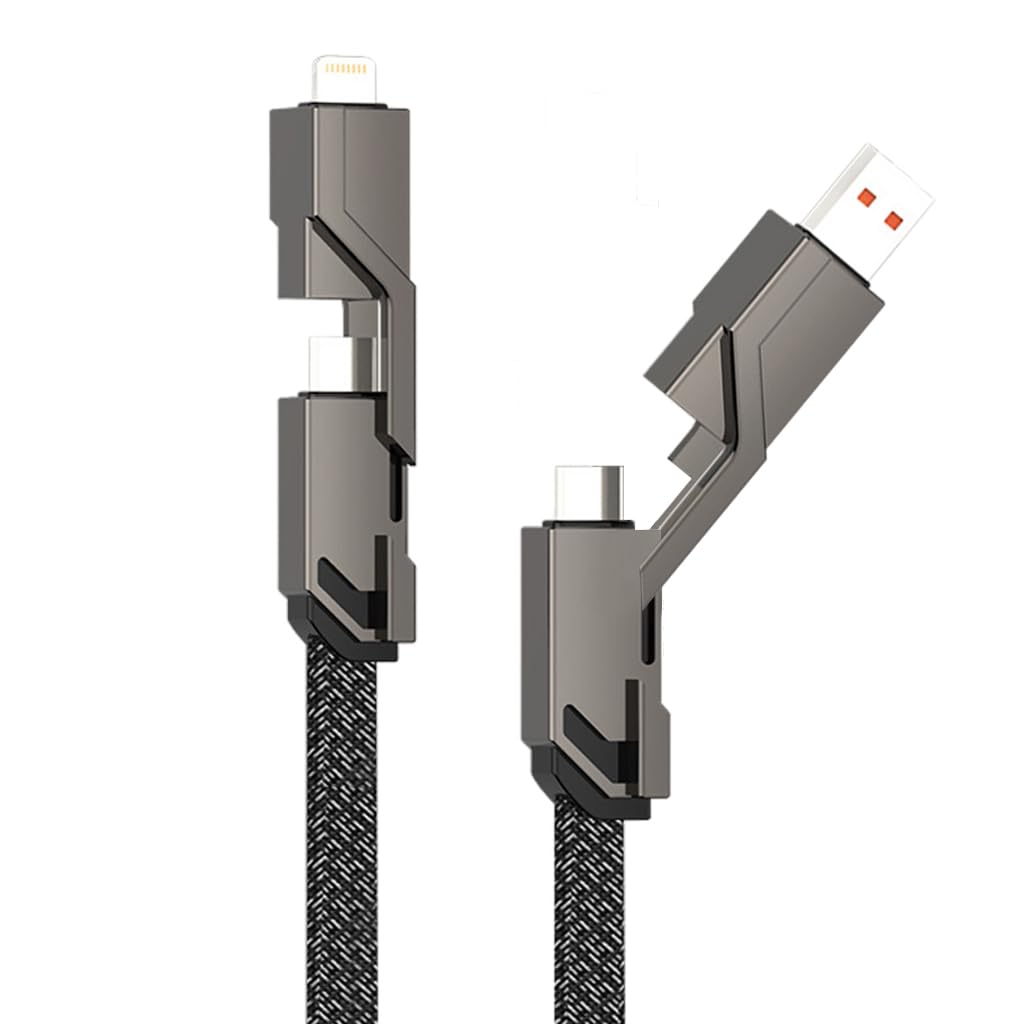 Verilux® 4 in 1 Type C to Type C Cable, PD 66W USB Fast Charging & Data Sync, USB C to Light-ning, USB to Type C, USB C to USB C, USB C to Light-ning, Universal for iPhone 15/14/13, Galaxy S24/S23 (B0DB8F7BV8) Amazon Price History, Amazon Price Tracker