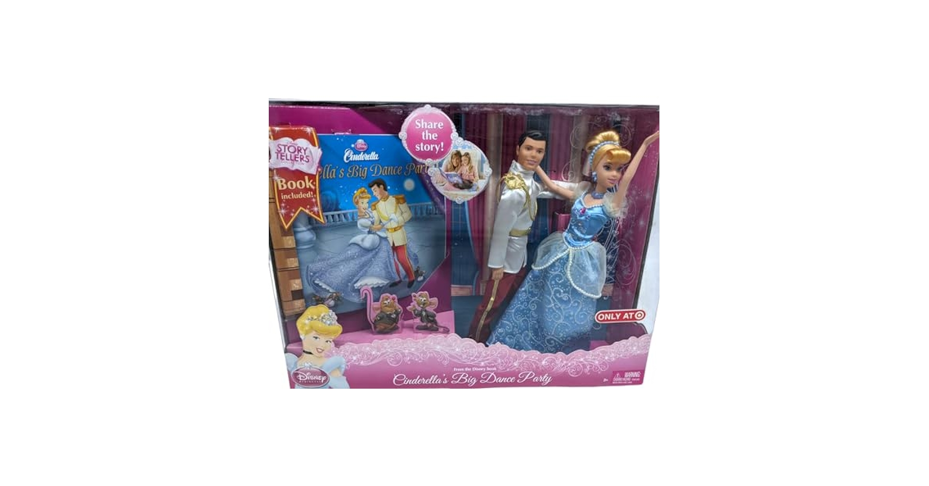 Amazon.com: Princess Cinderellas Big Dance Party Set : Toys