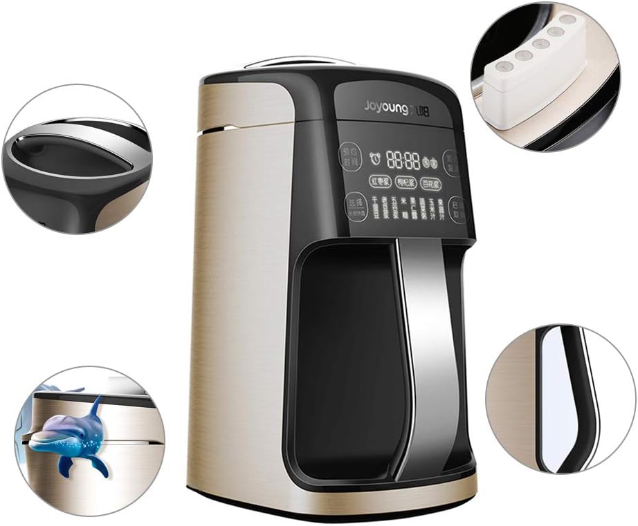 jarak dekat view of the Joyoung DJ13U-P10 Soy Milk Maker's control panel.