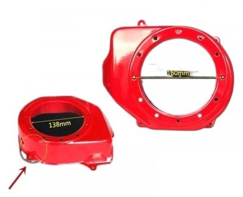 Cubierta de motor GX200 HA de metal para kit de arranque de generador