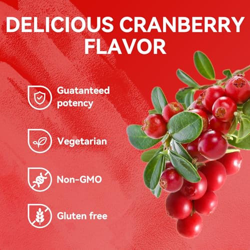 Image of Probiotic for Women Gummies,Feminine Balance Gummies, -1200 Billion Compound, Digestive & Immune Support, Supports Vaginal Health Prebiotics, Natural Cranberry Flavor, Vegan, 60 Gummies