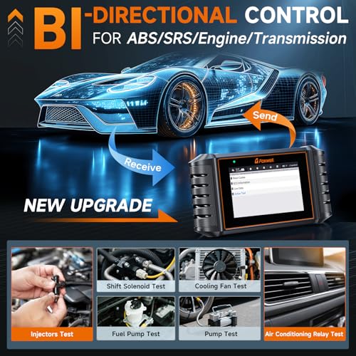 Image of 2026 FOXWELL NT716 Bidirectional OBD2 Scanner, 4-System Diagnostic Tool for ABS, SRS, Transmission & Engine, 9 Reset, ABS Bleeding, AutoVIN, Live Data, Upgraded from NT6X4, Lifetime Free Updates,Black