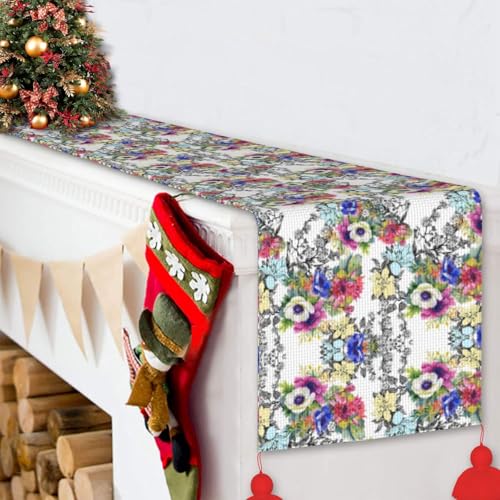 Chemin de table fleurs sauvages pour protéger et embellir votre table à manger - 7