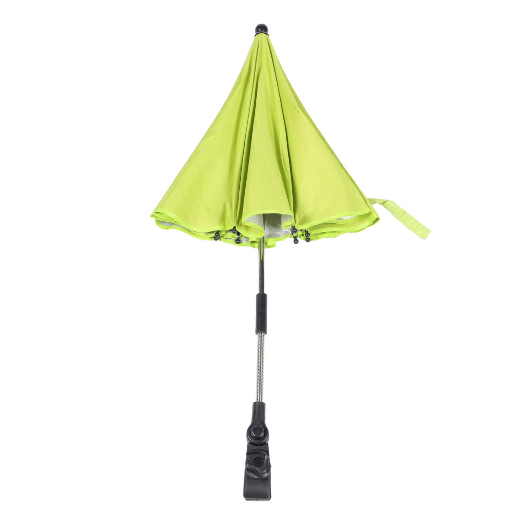 2 Piezas Paraguas De Cochecito Ultravioleta Sombrilla Clip En Parasol Cochecito Paraguas Soporte Para Paraguas Soporte De Abrazadera Para Paraguas Mini Pequeño Carro Green Paño Hoement