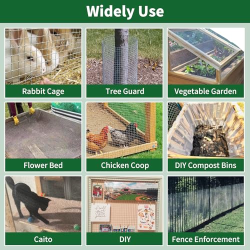 image for AMAGABELI GARDEN & HOME Amagabeli Hardware Cloth 1/2 inch 48 x 100 ft 