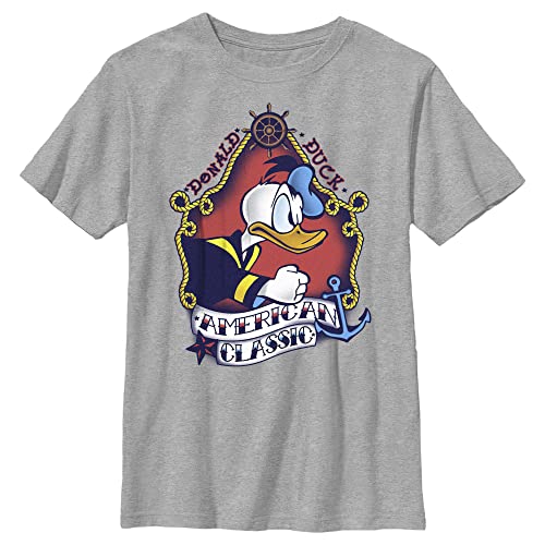 T-shirt Donald Sailor garçon gris col rond Disney taille S