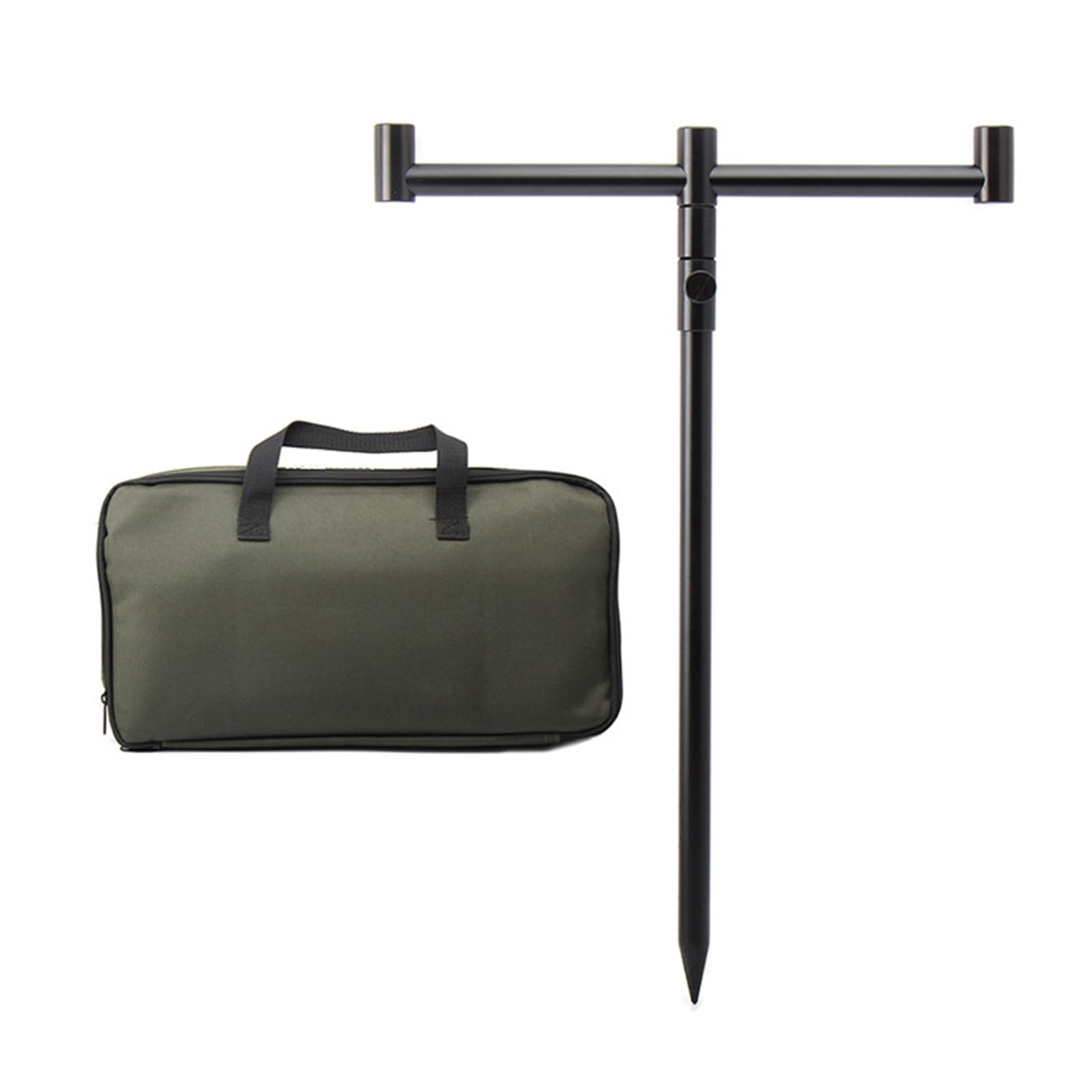 Verstellbare Karpfenangeln Banks Stick Höhenverstellbar Angeln Bankstick Stangen Rest Verstellbare Rutenhalter für Bissanzeiger