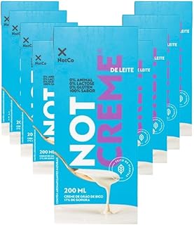 Creme de Leite Sem Lactose Not Creme - 9 unidades de 200g  