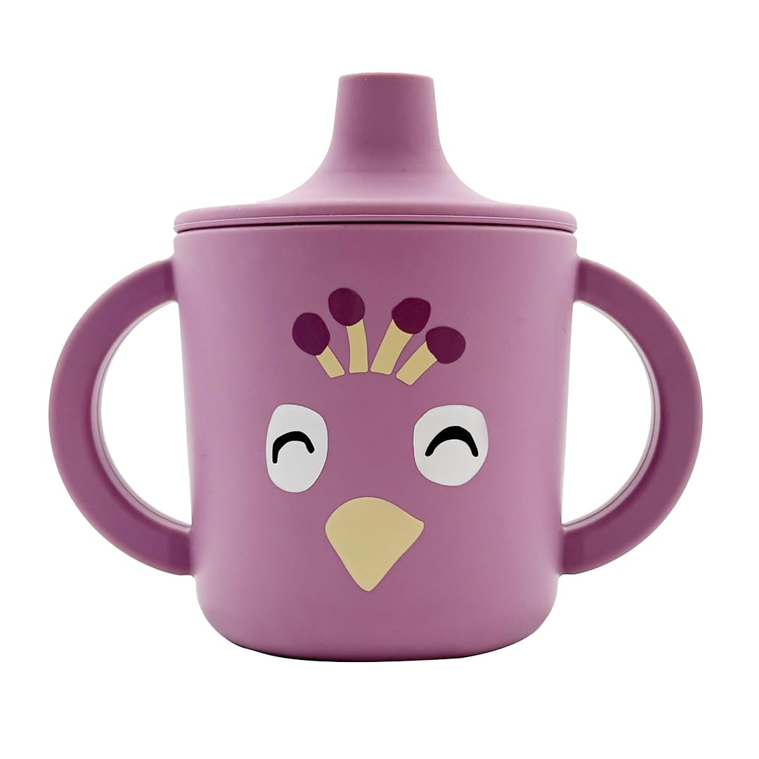 Trixie - Tasse d'apprentissage en silicone - Mrs. Peacock