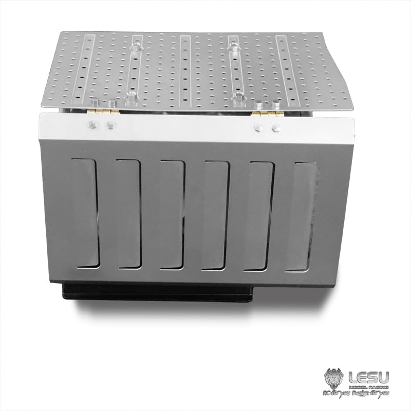 TOUCAN RC HOBBY LESU Metal Exhaust Tank 1/14 RC Handmade DIY for Tamiya 3363 3348 1851 Tractor Truck Car