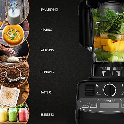 1450-Watt Professional Blender with 70 Oz Tritan Pitcher, High Speed Countertop Blender with 4 Blending Preset Programs and 8 Adjustable Speeds Control, Multifunctional Blender for Smoothie, Milkshake