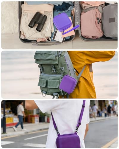 Sac de rangement compatible Fujifilm Mini 12 et Mini 11 - Étui de protection lilas - 6