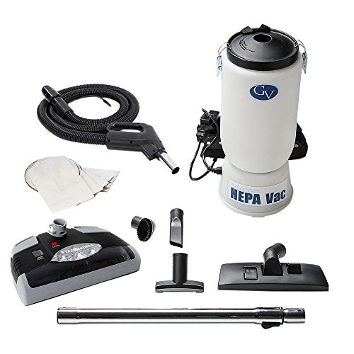 Demo GV Commercial 6 Quart Backpack Vacuum w Powerhead (Certified Refurbished)