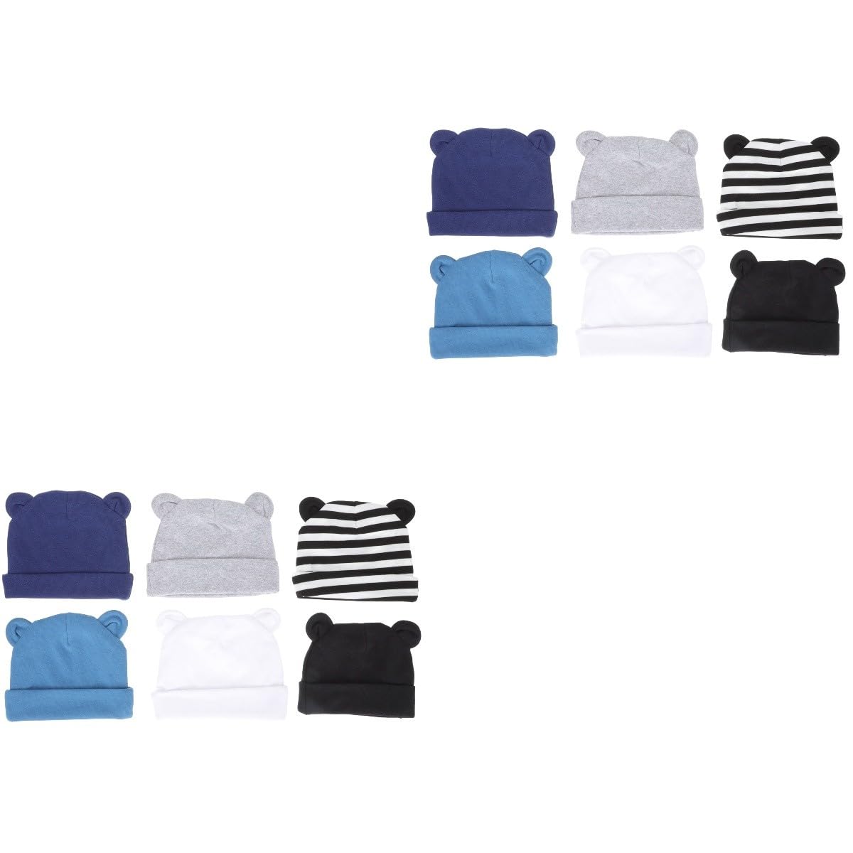 Fötuskappe Für Wintermütze Sommermütze Tiermütze Babygang Cap Neugeborene Hüte Mädchen Hut Mützen Für Neugeborene Babys Hut Turban Baumwolle 6st