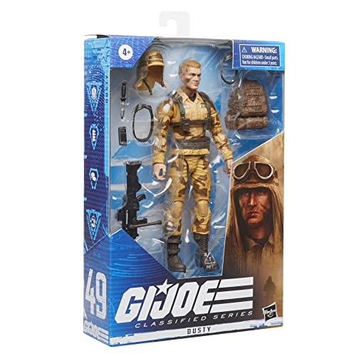 G.I. Joe Classified Series 6-inch Premium Collection Dusty 48 Figure with Many Accessories, Special Packaging F4028, Multi-Colour - Image 4