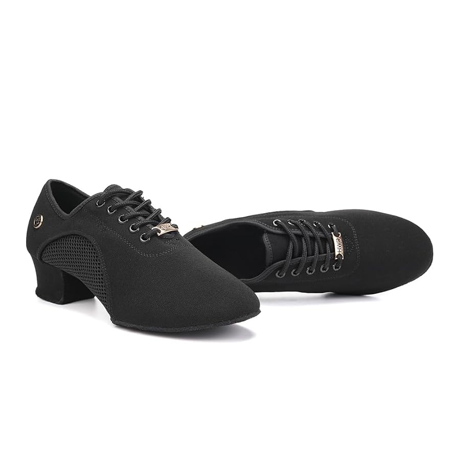 Bottines De Danse Femme à Lacets Et Bout Ouvert - Pour Salsa, Bachata, Tango - Semelle Souple Et Antidérapante