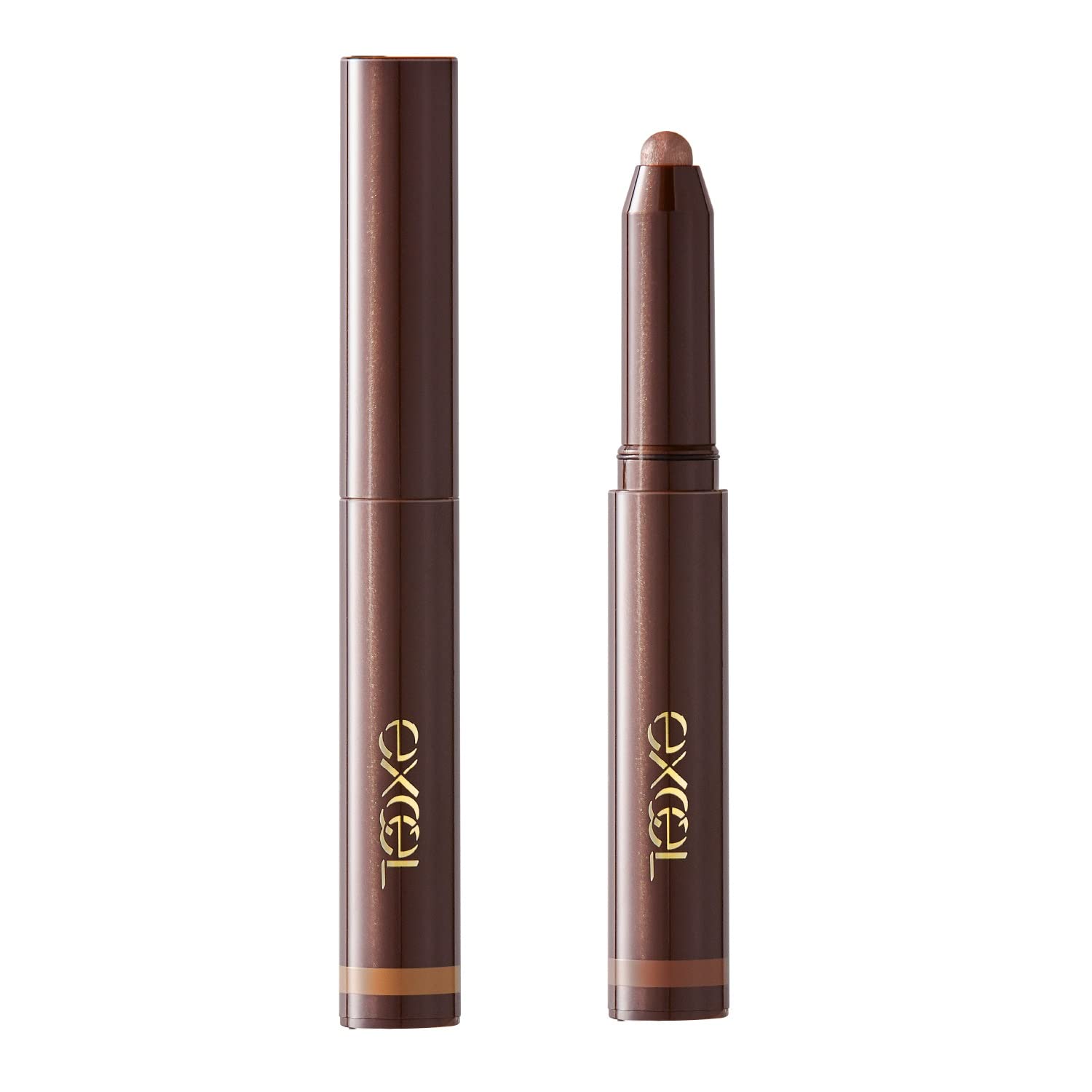 Excel Gleam On Fit Shadow GF04 Cheddar Dip Stick Eyeshadow Waterproof Japan