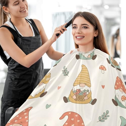 Capa de Corte de Pelo Profesional Impermeable con Cierre Ajustable miniatura 7