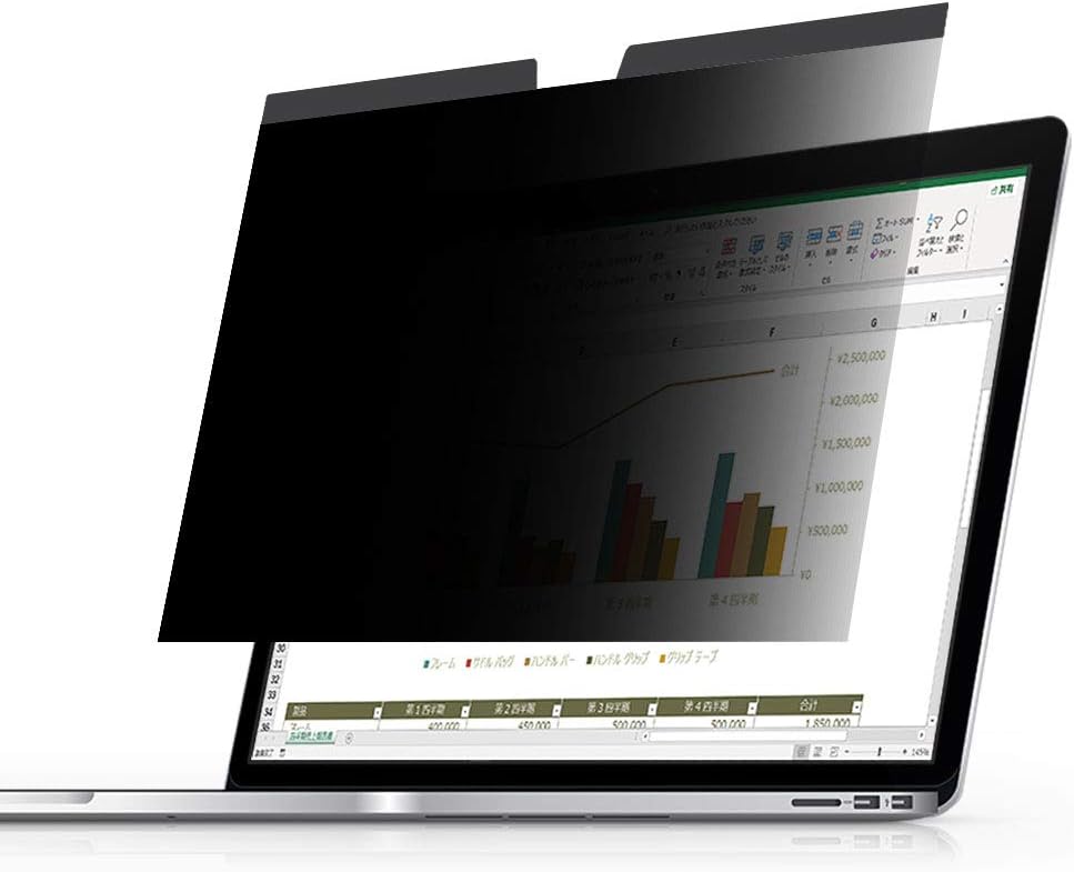 マグネットタイプ 覗き見防止フィルター 付け外し簡単 Mskin 13 3インチ Mskin