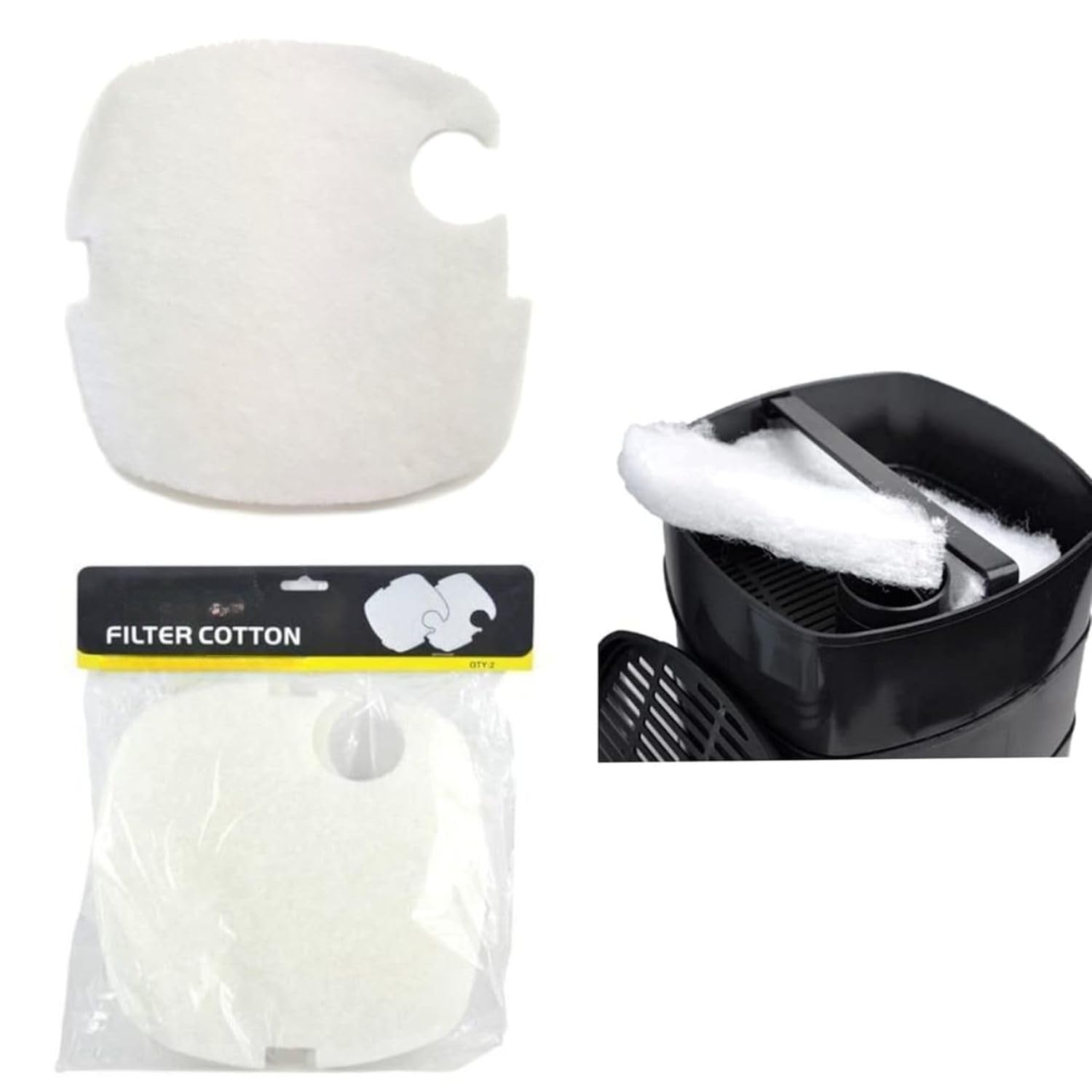 VAYINATO® Sun-Sun HW-302 (2 Pcs) Aquarium Replacement Canister Filter Spare Sponges by Petzlifeworld-image-44