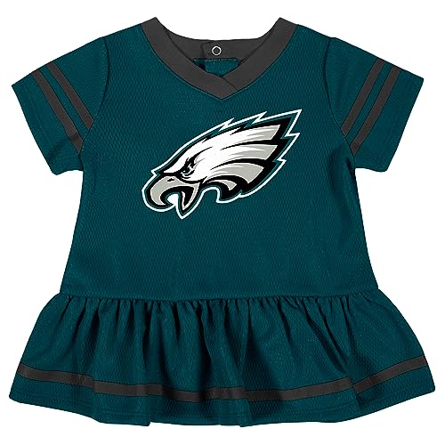 Image of Gerber NFL Baby Girls Jersey Dress and Diaper Cover