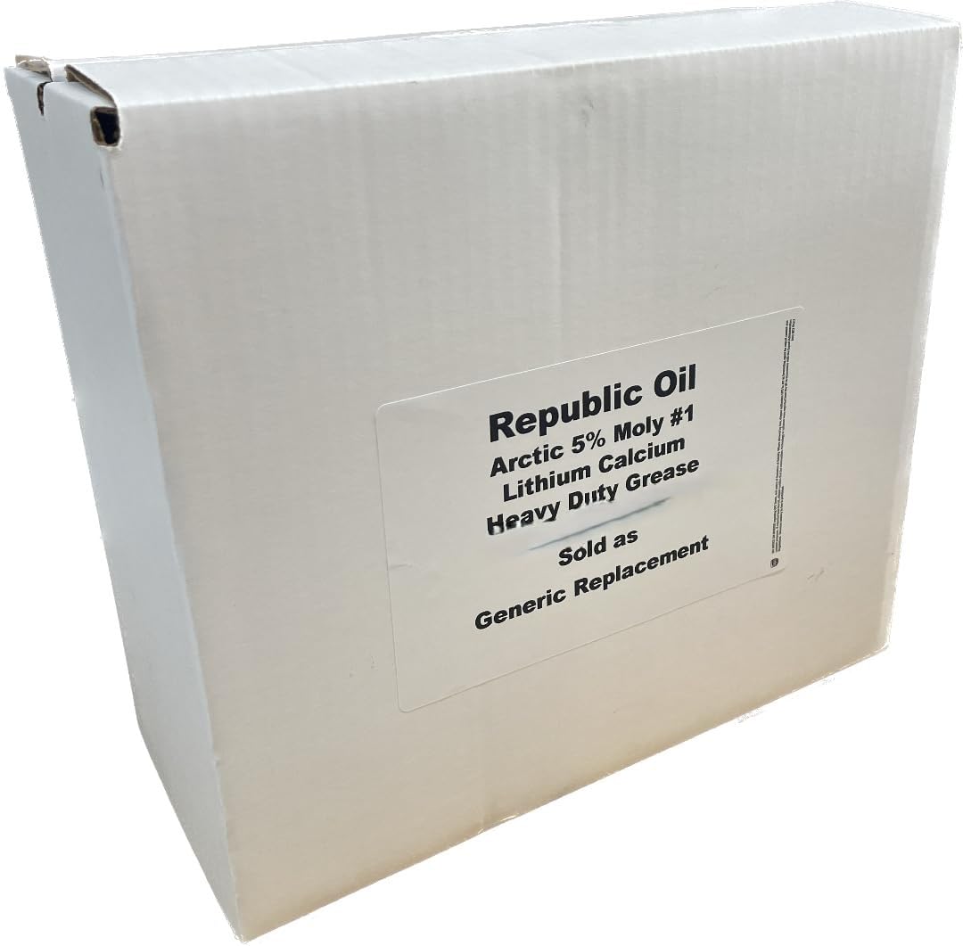 Republic Oil Arctic Extreme Low Temp 5% Moly #1 Grease 10x14oz