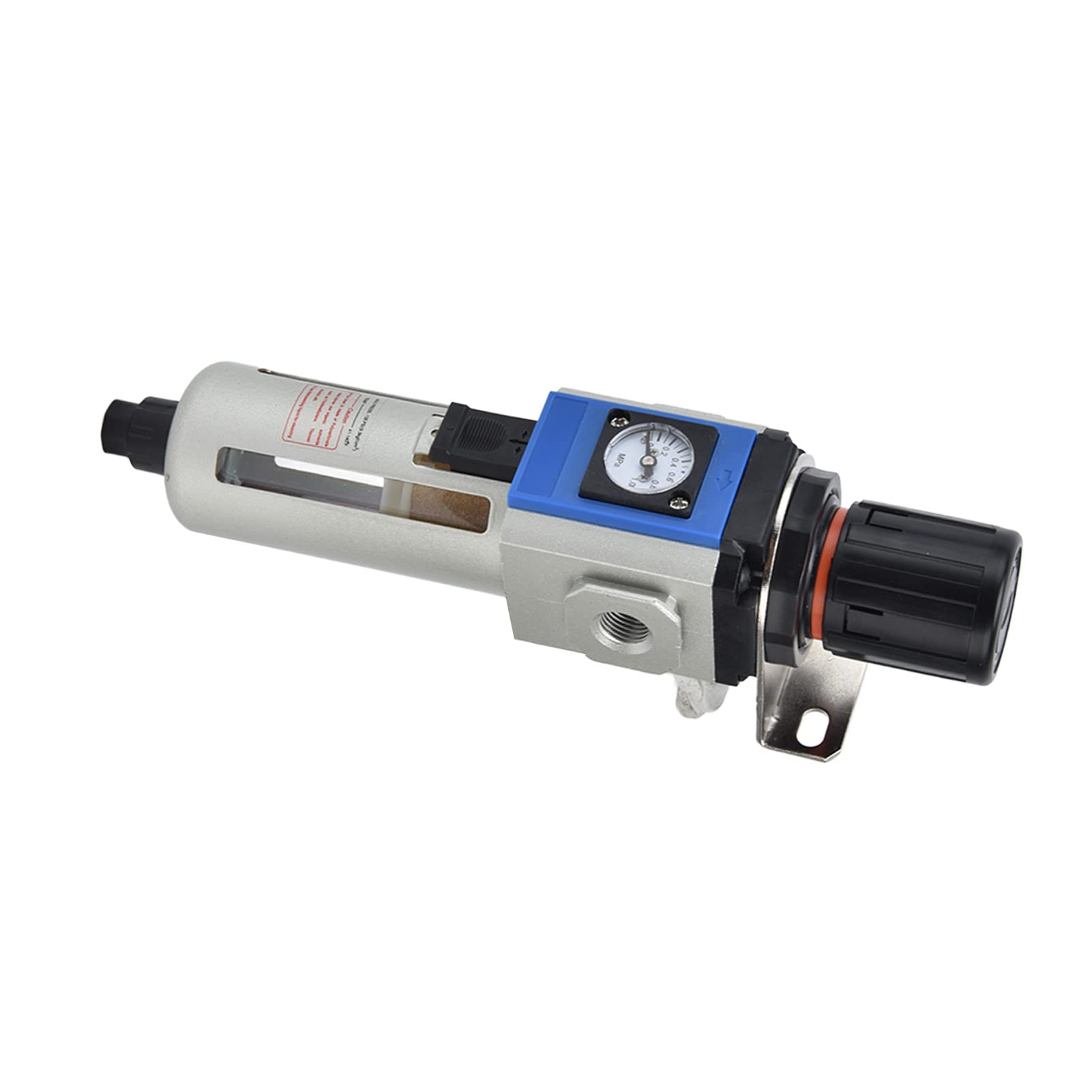 Accessorio per manometro separatore olio acqua, filtro flusso compressore d'aria, regolatore di pressione per garage officina (GFR300-15)