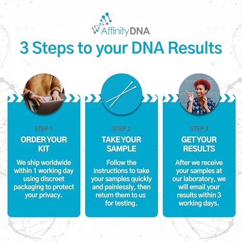Image of Paternity DNA Testing Kit - 99.99% Accurate Genetic Swab Test | 21 Loci Paternity Home DNA Test Kits for Father and 1 Child | Results in 4 Working Days | Laboratory Fee Not Included