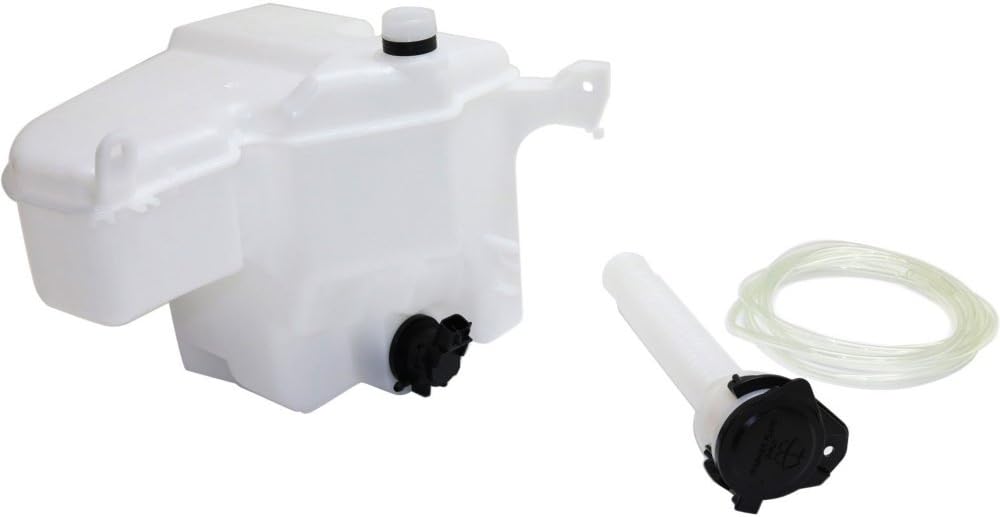 Evan Fischer Washer Reservoir Compatible With 2006-2015 Lexus IS250, Fits 2006-2015 Lexus IS350, Fits 2007-2011 Lexus GS350, Fits 2006 Lexus GS300 Model With Headlight Washers With Pump, Cap LX1288109