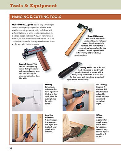 Ultimate Guide: Drywall, 3rd Edition (Creative Homeowner) Hang Drywall On Walls and Ceilings Like a Pro, Learn Taping Secrets for Seamless Joints, Apply Finishes and Make Drywall Repairs - Image 7