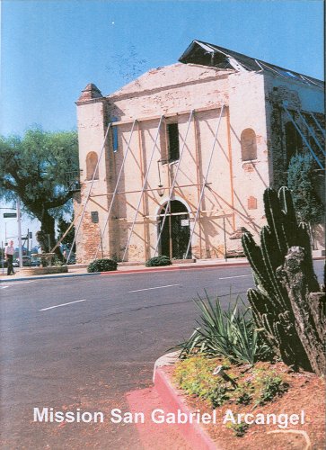 Maqueta de Mission San Gabriel decoración elegante para despachos y salones de diseño