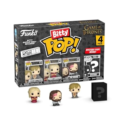 Funko Bitty Pop! Got - Tyrion 4pkY una Minifigura Misteriosa Sorpresa - 0.9 Inch (2.2 Cm) - Game of Thrones - Juego de Tronos Coleccionable - Repisa Apilable Incluida - Idea de Regalo