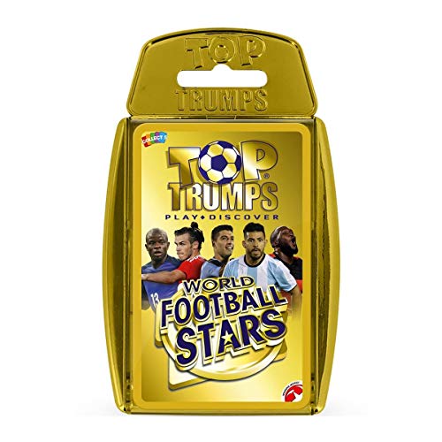 Preisvergleich Produktbild Top Trumps World Football Stars Kartenspiel, Goldfarbene Hülle