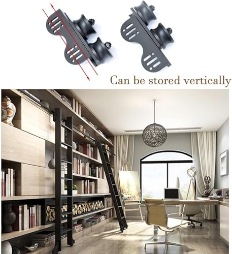 Kit rail porte coulissante grange de 400 cm en acier robuste - 5