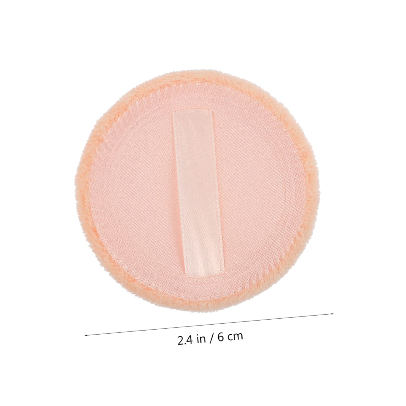 VICASKY 15pcs Supple Loose Powder Puff Makeup Sponges for Face Cotton Rounds Cosmetics Puff Tool Portable