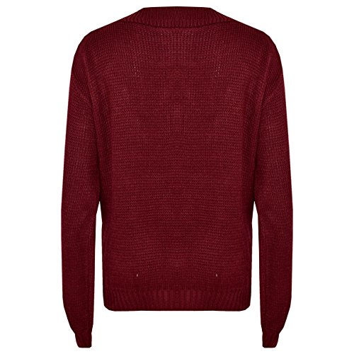 Girls Boys Christmas Jumpers Kids Novelty Snowflake Print Xmas Sweater 5-12 Year2